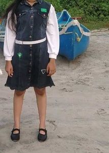 denim dress. last price