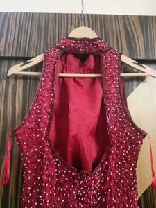Stunning Beaded Evening Gown