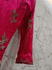 Designer Kurta Pant and Dupatta Set for Wedding We