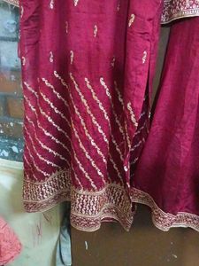 Elegant Maroon Kurta Set