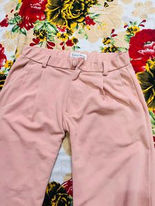 Chic Pink Double-Breasted Blazer co ord ser