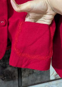 Imported Dark red chinese jacket 🎀
