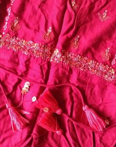 Elegant Maroon Embroidered Kurta