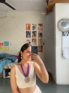 Statement Purple Necklace Set