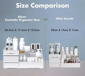 White Makeup &amp; Desk Organizer