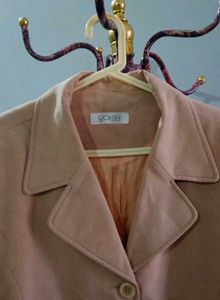 koren ,Chic Peach Cropped Blazer
