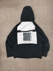 Stylish Black &amp; White "SHARE!" Jacket