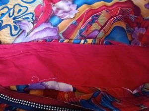 Vibrant Floral Print Saree