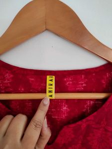 AHIKA Red Kurti