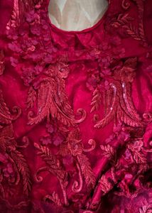 two  combo Sequin Embellished net kurte