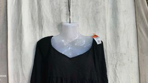 Chic Black Peplum Top