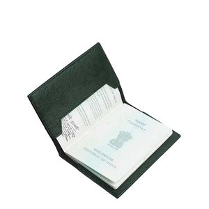 Messy Corner Forest Green Passport Cover