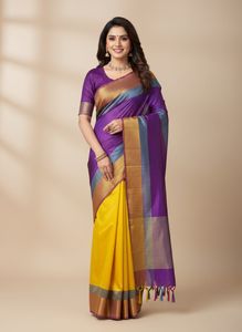 Multicolored Silk Saree