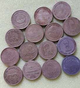 Vintage Indian Commemorative Coin Collection Set