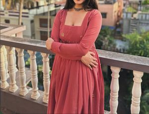Long Anarkali dress