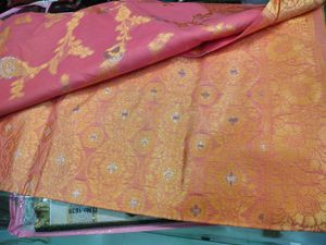 Zari Work With Cotton Silk Fabric Saree