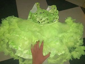 Stunning Green Ruffled Ethnic Gown