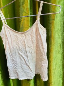 White Tank Top - Cute and Simple
