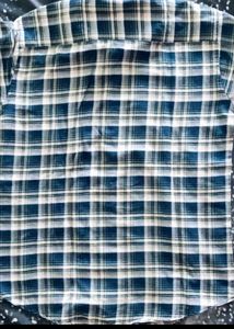 Men's Plaid Shirt and Jeans Set