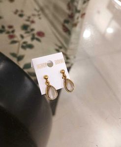 New Fashion Gold Toned Drop Earrings Set Of 2