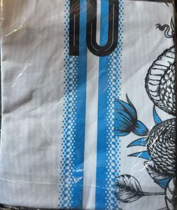 Messi White &amp; Blue Snake Jersey
