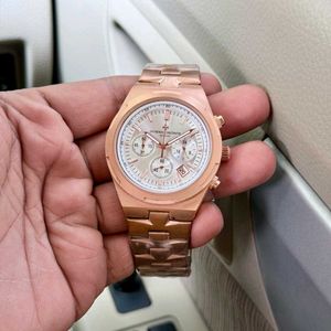 Luxury Rose Gold Chronograph Watch