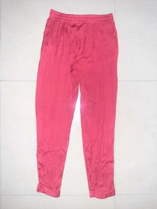 ❤ Authentic ZARA Red Drawstring Trousers