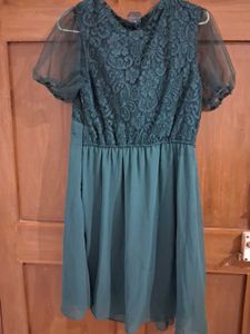 Stunning Teal Green Gown
