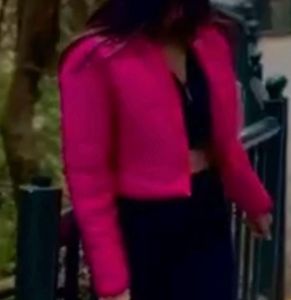 Stylish Pink Puffer Jacket