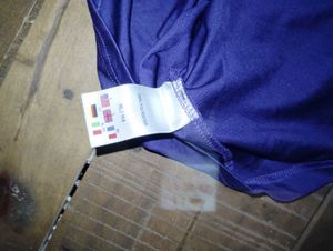 Purple Polyester Top KKR Embroidery logo