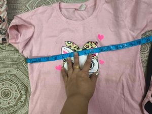 Cute Cat Print Top &amp; Shorts Set for 5-7 years