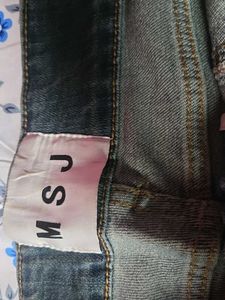 Vintage Wash Flare Jeans