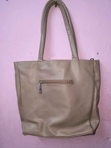 Stylish Taupe Tote Bag