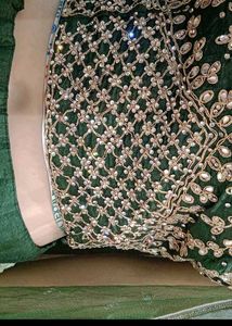 Embellished Green Ethnic Lehenga