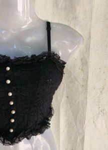 Black Lace Corset Top