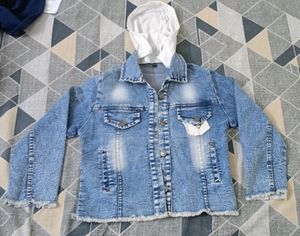 Hooded Denim Jacket