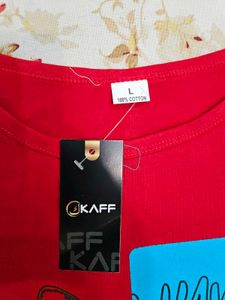 Red Long top/Night shirt
