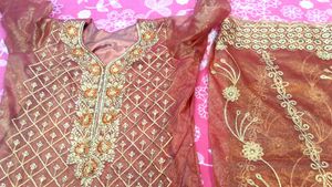New Partywear Suit Pent With Heavy Work Dupatta