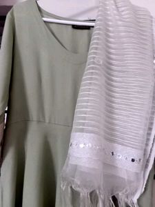 KHUSHAL K Regular thread work kurta with tr