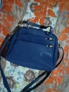 Heavy Storage Blue Hand Bag