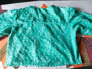 Beautiful Teal Embroidered top