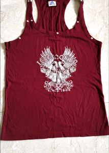 Adidas Maroon Colour Top