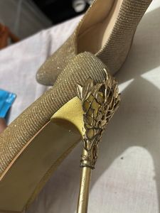 Sparkly Gold Heels