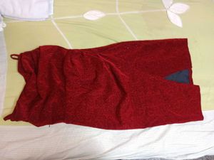 Sparkling Red Ethnic Gown