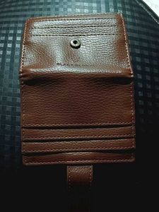 Blackberrys Brown Leather Card Holder