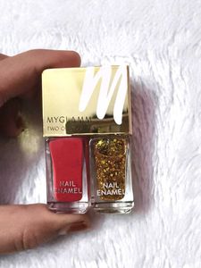 MyGlamm Nail Polish Duo Set high on drama
