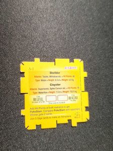 Big babol Pokemon shelder giga card collectible