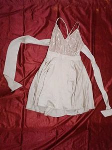 Sparkly Sequin Halter Neck Party Dress