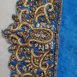 Embellished Blue heavy work patch