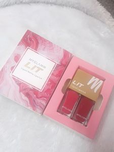 MyGlamm LIT 2 In 1 Liquid Matte Lipstick (Alpha Fe
